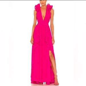 PatBo Azalea Flutter Sleeve Maxi Dress
